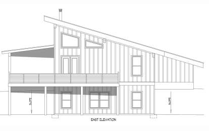Modern House Plan #940-00787 Elevation Photo