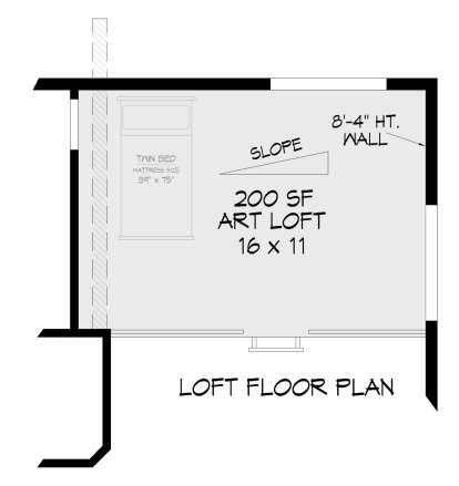 Loft for House Plan #940-00787