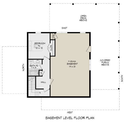 Basement for House Plan #940-00787