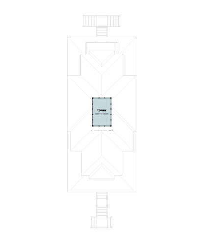 Tower Level for House Plan #028-00186