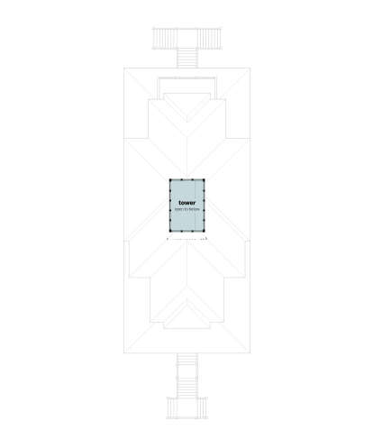 Tower Level for House Plan #028-00186