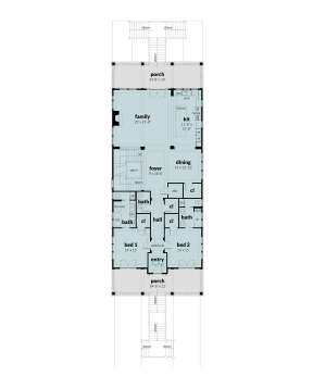 Main Floor for House Plan #028-00188