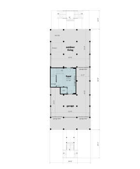 First Floor for House Plan #028-00189