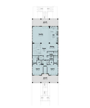 Main Floor for House Plan #028-00189