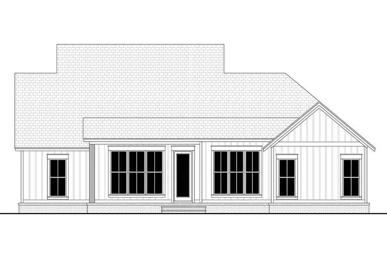Modern Farmhouse House Plan #041-00325 Elevation Photo