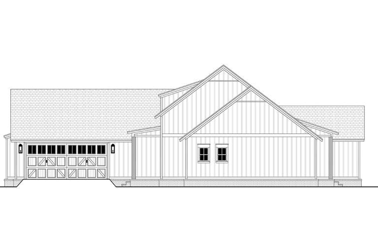 Modern Farmhouse House Plan #041-00325 Elevation Photo