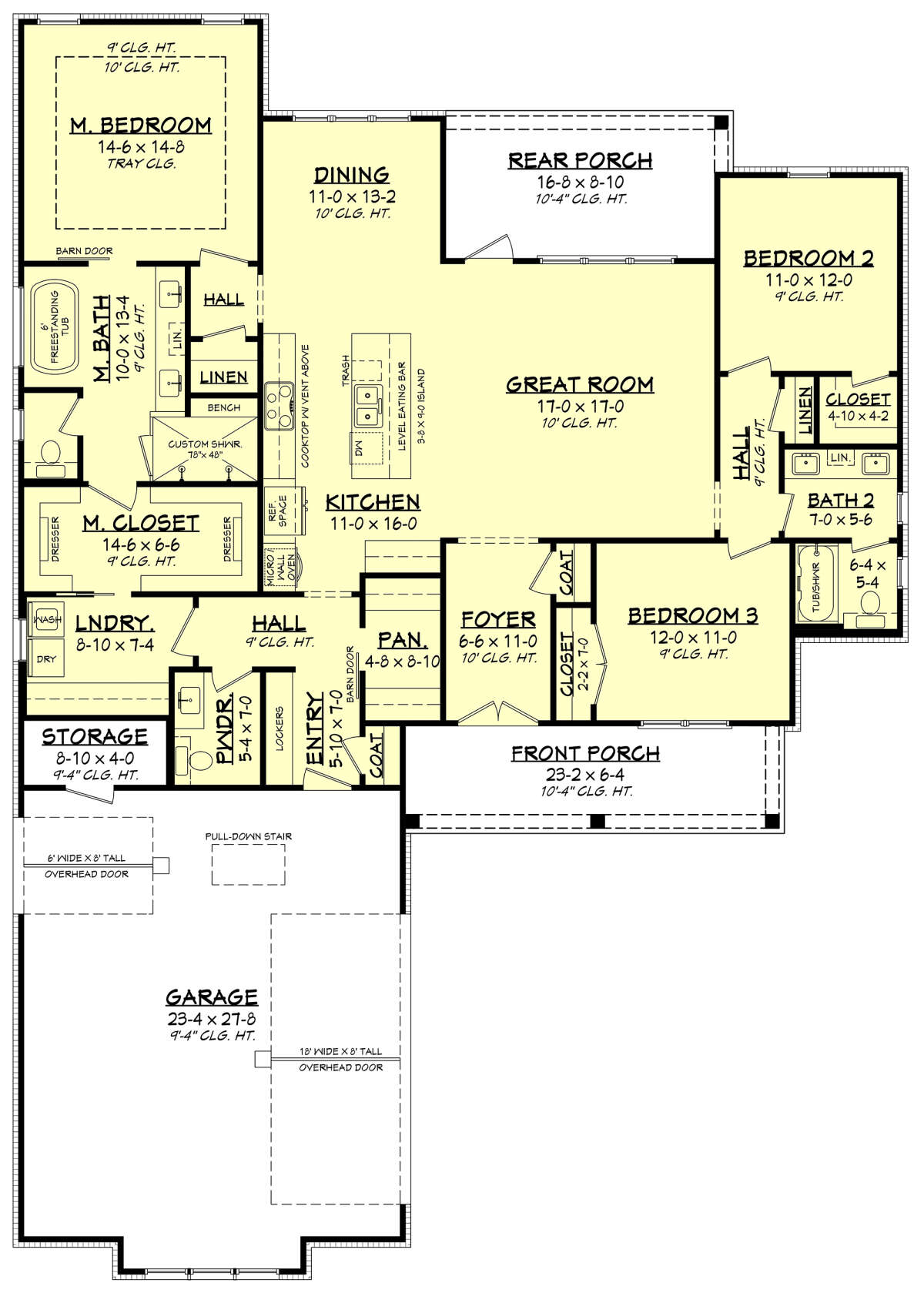 Main Floor  for House Plan #041-00325