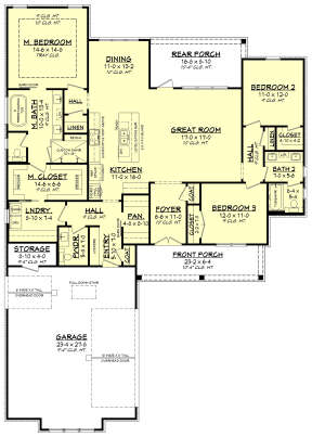 Main Floor  for House Plan #041-00325