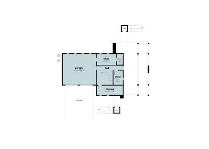 First Floor for House Plan #028-00190