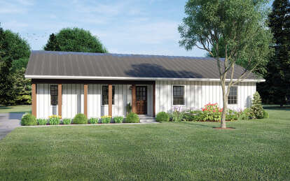 House Plan House Plan #29137 Angled Front Elevation