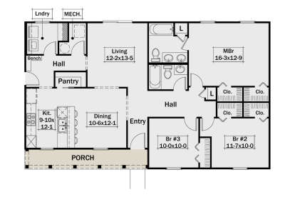 House Plan House Plan #29137 Drawing 1