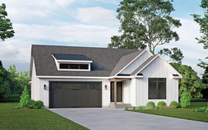 House Plan House Plan #29138 Angled Front Elevation