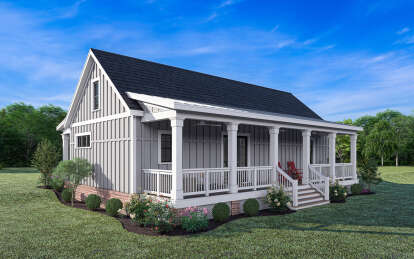 Modern Farmhouse House Plan #009-00352 Elevation Photo