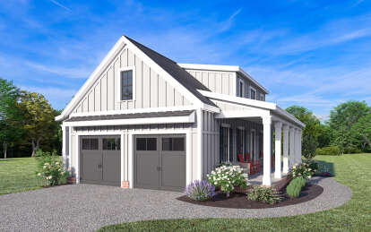 Modern Farmhouse House Plan #009-00352 Elevation Photo