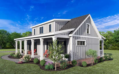 Modern Farmhouse House Plan #009-00352 Elevation Photo