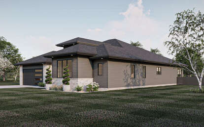 Modern House Plan #963-00784 Elevation Photo