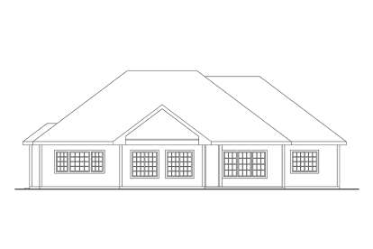 Traditional House Plan #035-01062 Elevation Photo