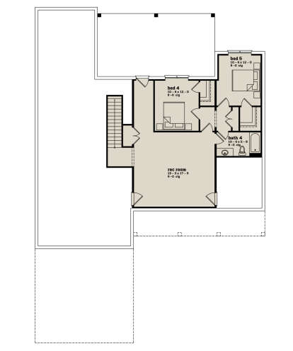 Basement for House Plan #7174-00013