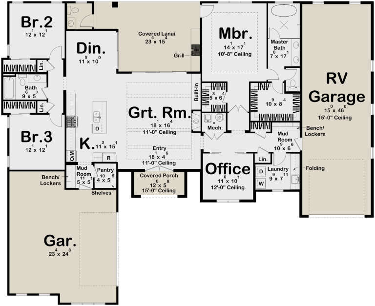 House Plan House Plan #29149 Drawing 1
