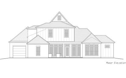 Modern Farmhouse House Plan #2880-00004 Elevation Photo