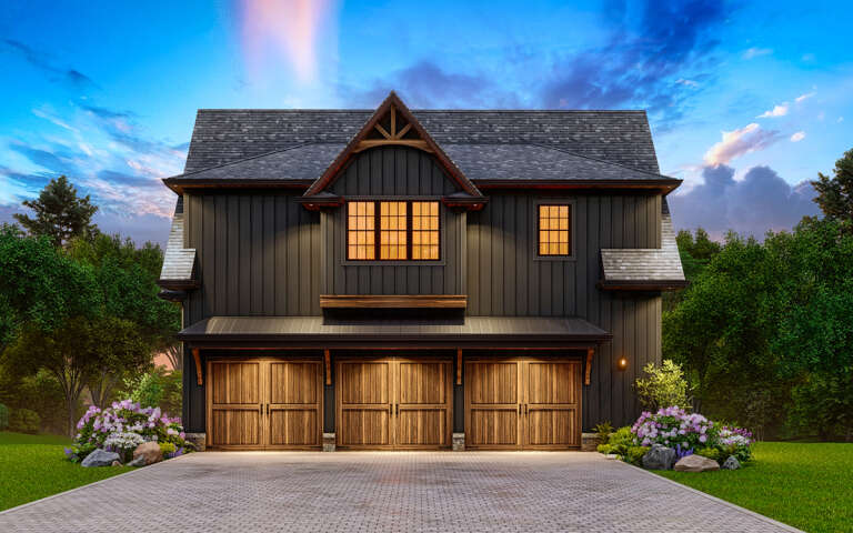 Craftsman House Plan #699-00373 Elevation Photo