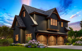 Craftsman House Plan #699-00373 Elevation Photo