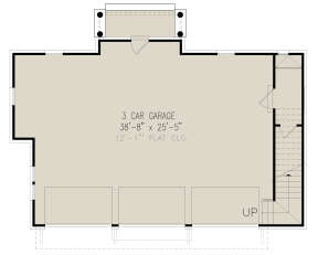 Garage Floor for House Plan #699-00373