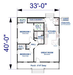 Main Floor  for House Plan #1776-00127