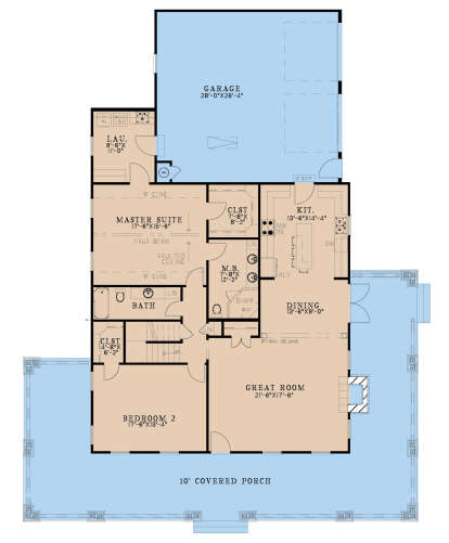 Main Floor  for House Plan #8318-00348