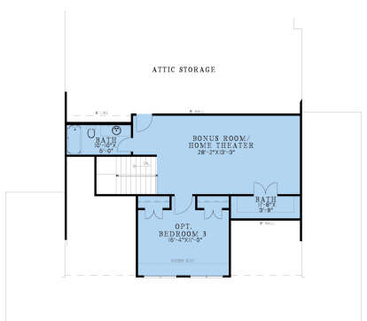 Second Floor for House Plan #8318-00348