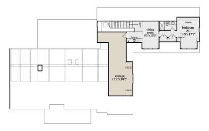 Second Floor for House Plan #957-00108