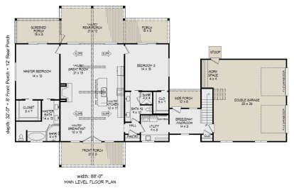 Main Floor  for House Plan #940-00789