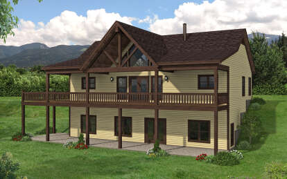 House Plan House Plan #29156 Angled Front Elevation