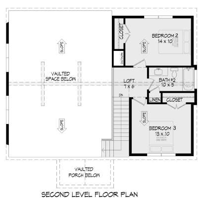Second Floor for House Plan #940-00791