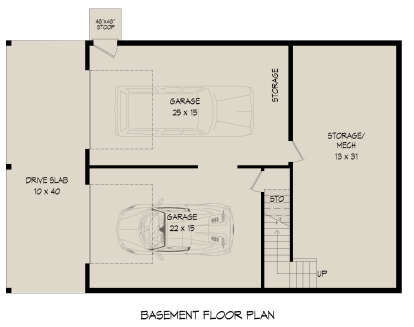 Basement for House Plan #940-00791