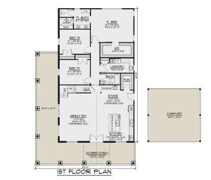 Main Floor  for House Plan #5032-00244