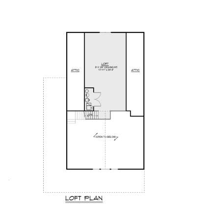 Loft for House Plan #5032-00244