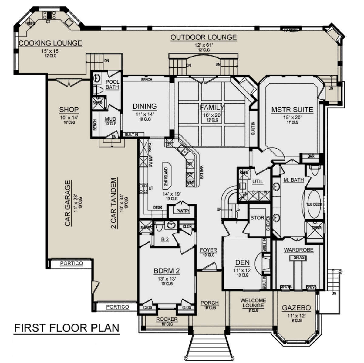 Main Floor  for House Plan #5445-00506