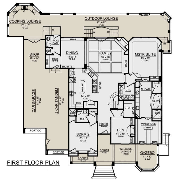 House Plan House Plan #29159 Drawing 1