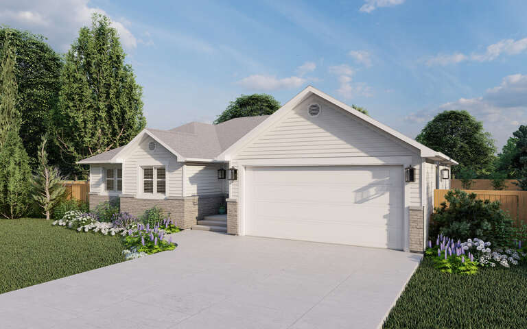Traditional House Plan #2802-00219 Elevation Photo