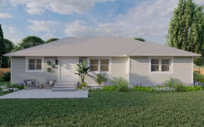 Traditional House Plan #2802-00219 Elevation Photo