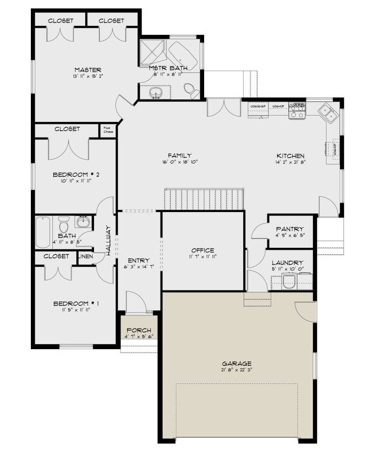 House Plan House Plan #29161 Drawing 1