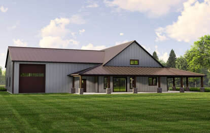 Barn House Plan #5032-00246 Elevation Photo