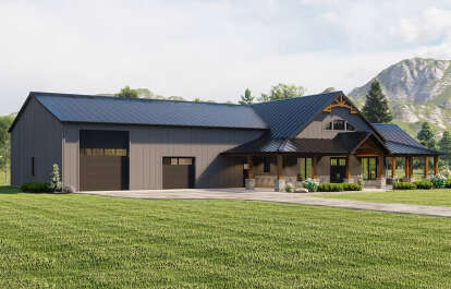 Barn House Plan #5032-00247 Elevation Photo