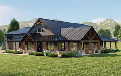 Barn House Plan #5032-00247 Elevation Photo