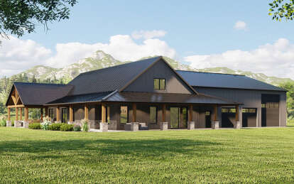 Barn House Plan #5032-00247 Elevation Photo