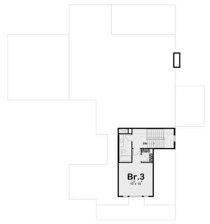 Second Floor for House Plan #963-00786