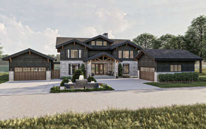 Craftsman House Plan #963-00787 Elevation Photo