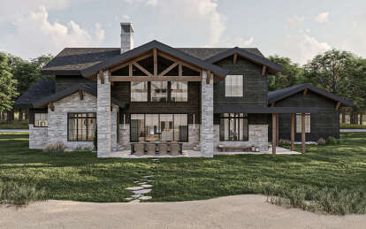 Craftsman House Plan #963-00787 Elevation Photo