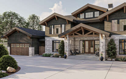 Craftsman House Plan #963-00787 Elevation Photo